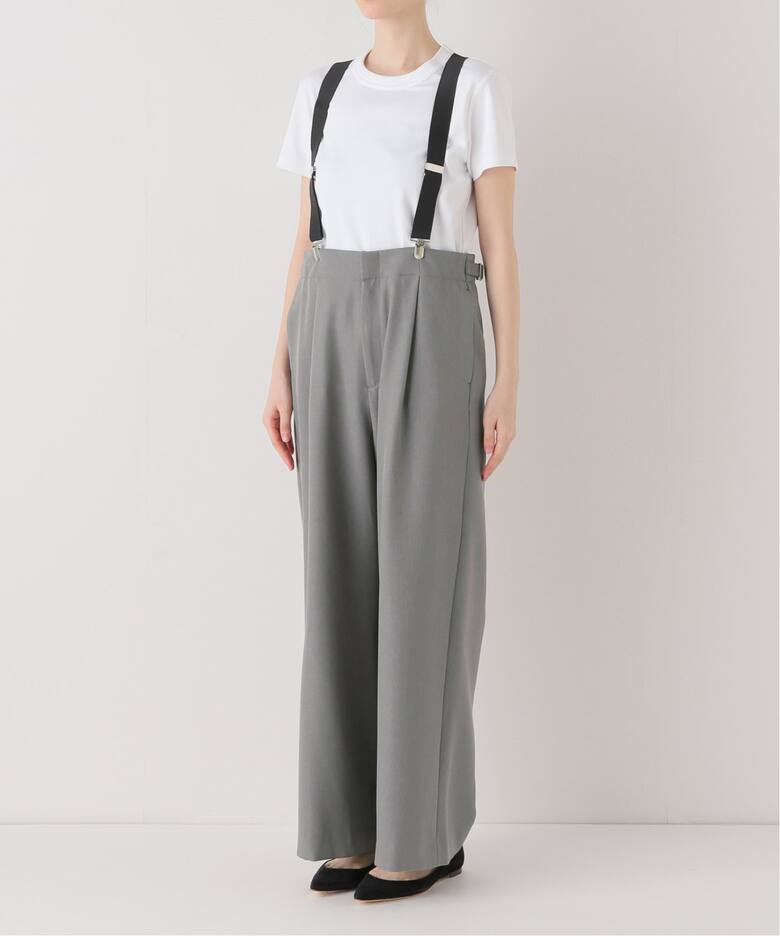 サスペンダー付きスラックス（スラックス）｜SLOBE IENA（スローブ  