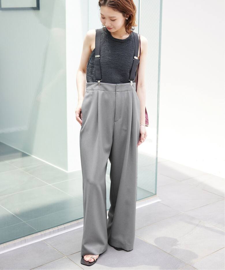 サスペンダー付きスラックス（スラックス）｜SLOBE IENA（スローブ  