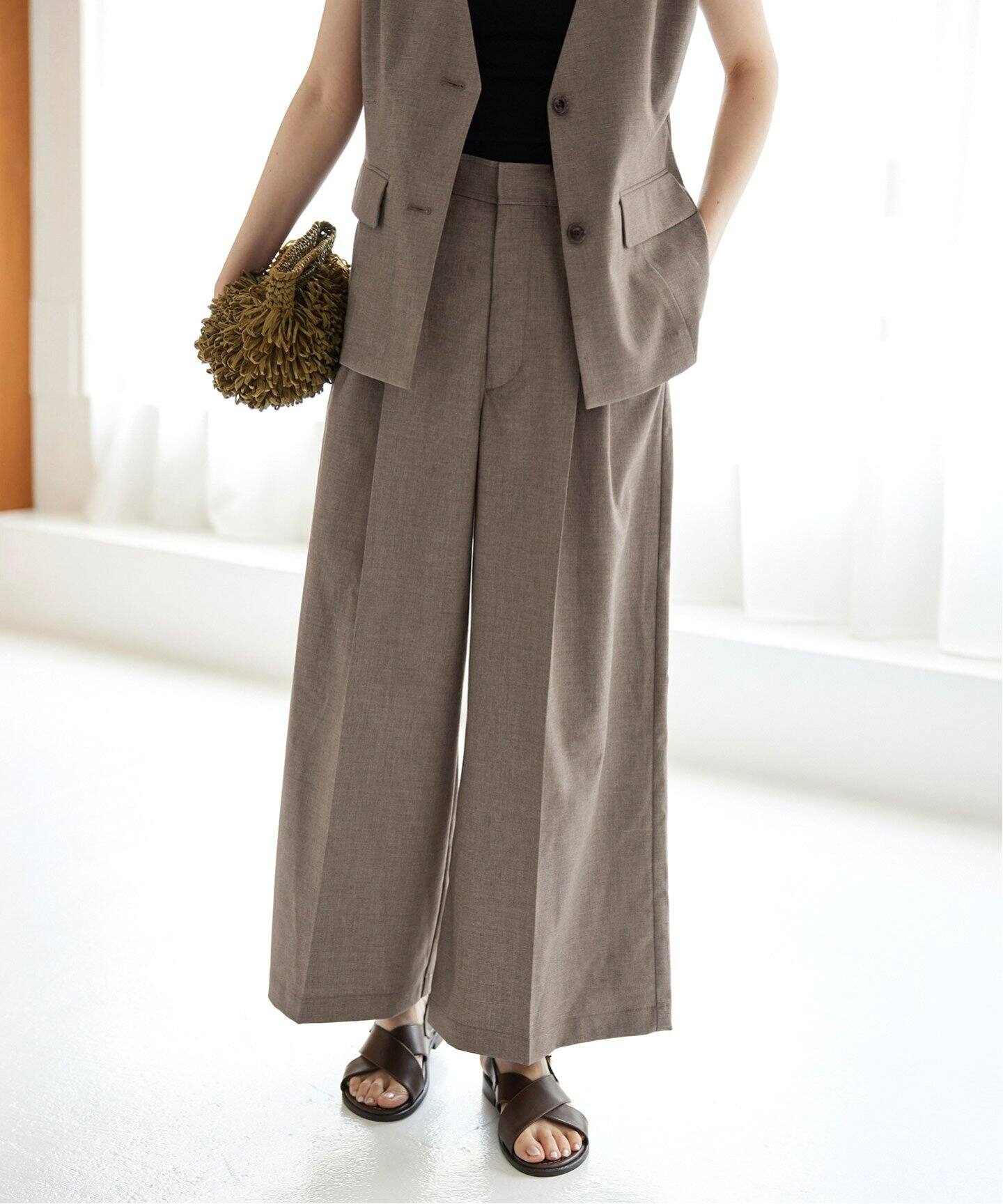 美品】SLOBE IENA KIVANG ワイドスラックス ♡美品♡ SLOBE IENAKIVANG  