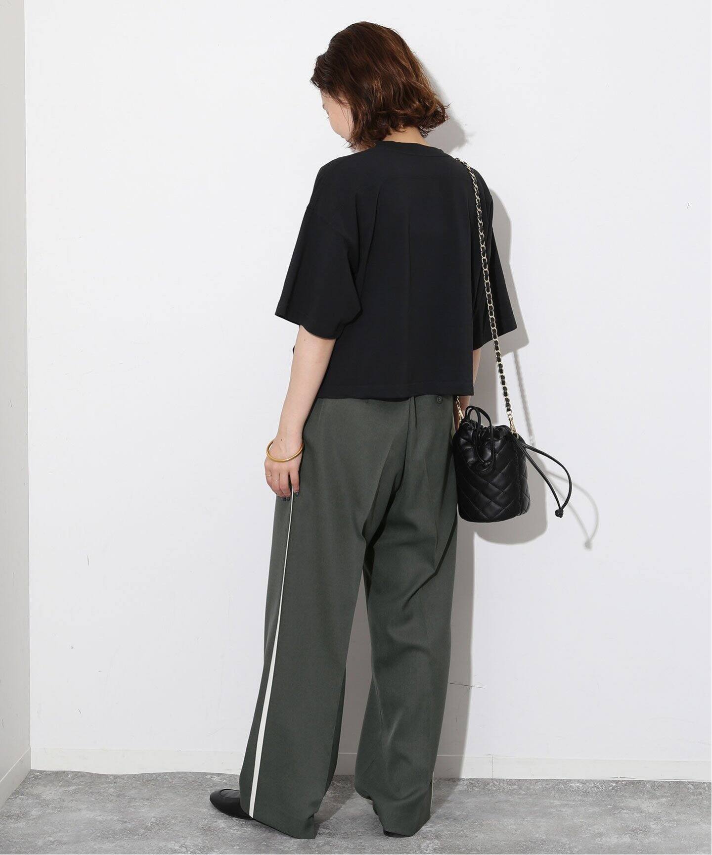 パウダーツイルサイドラインスラックス（スラックス）｜SLOBE IENA  