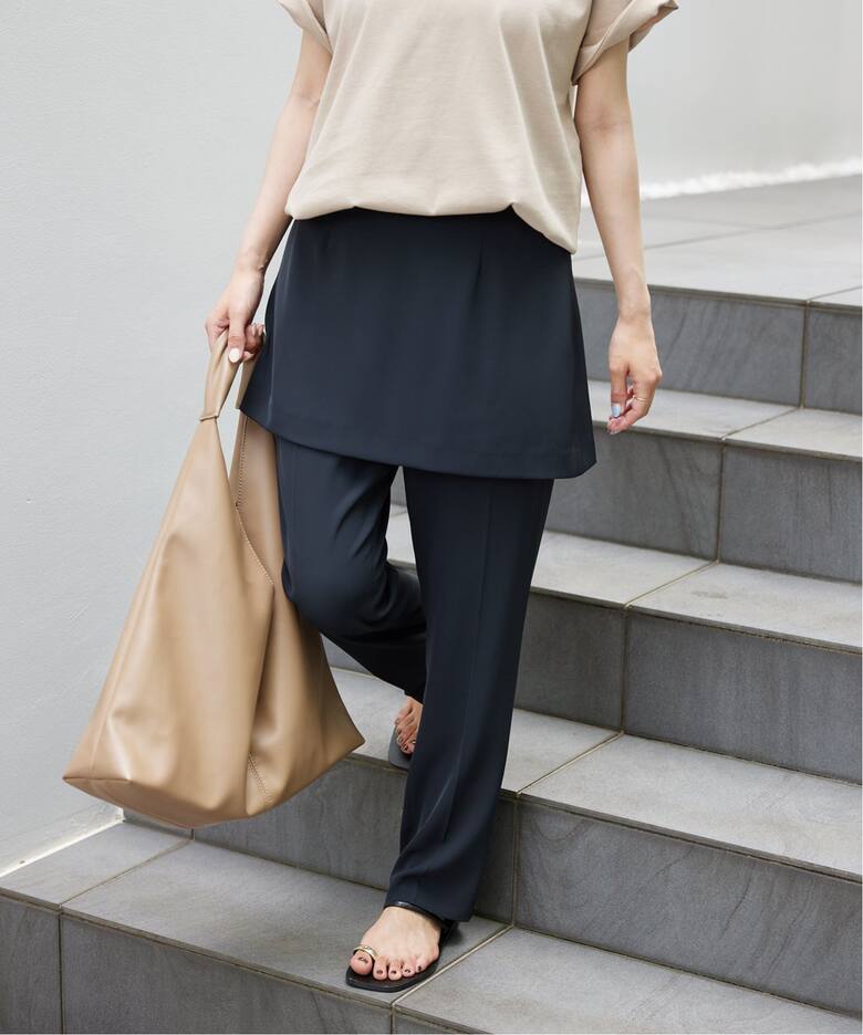 スカートレイヤードパンツ（その他パンツ）｜SLOBE IENA（スローブ  