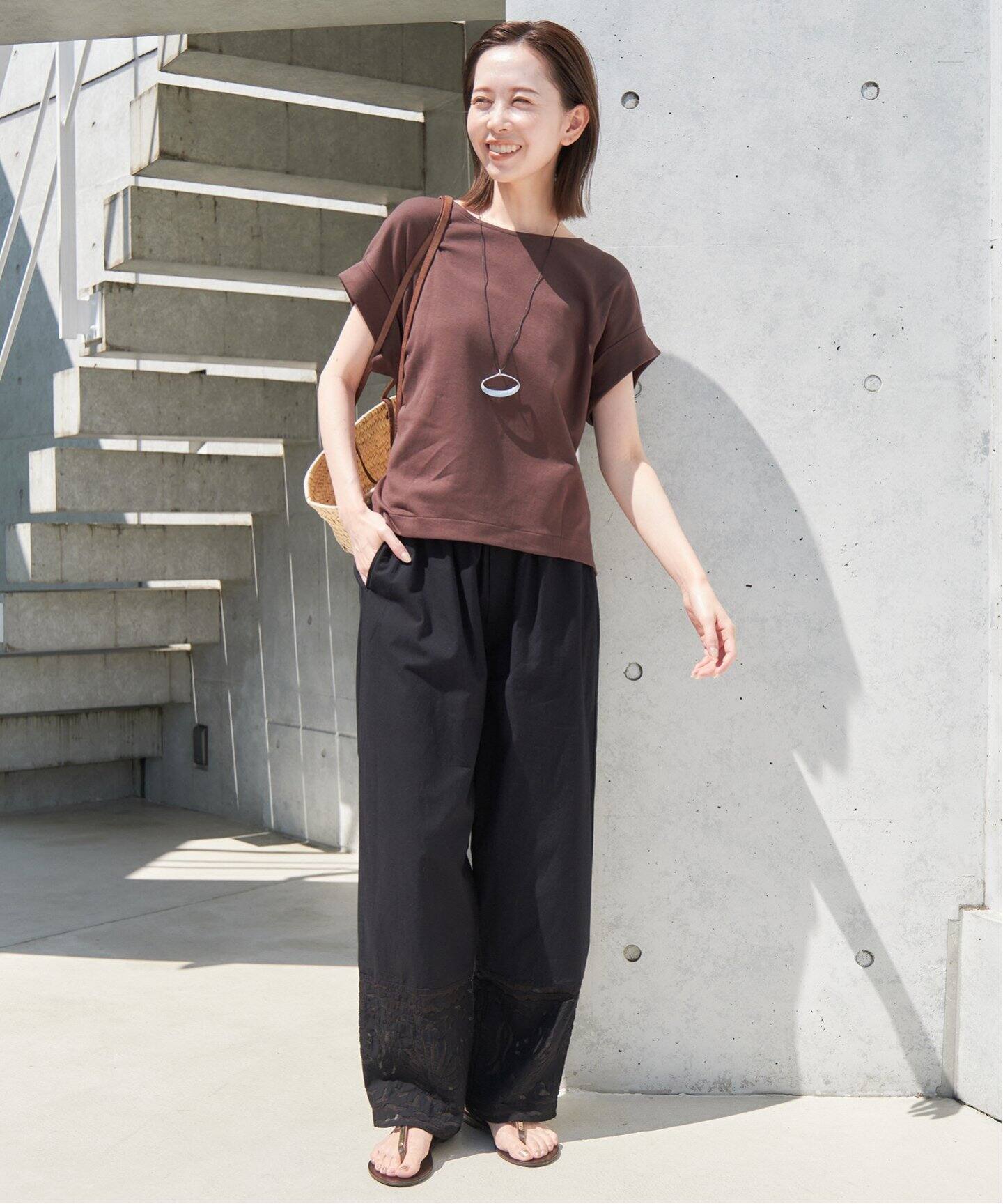 アップリケ刺しゅうパンツ（その他パンツ）｜SLOBE IENA（スローブ