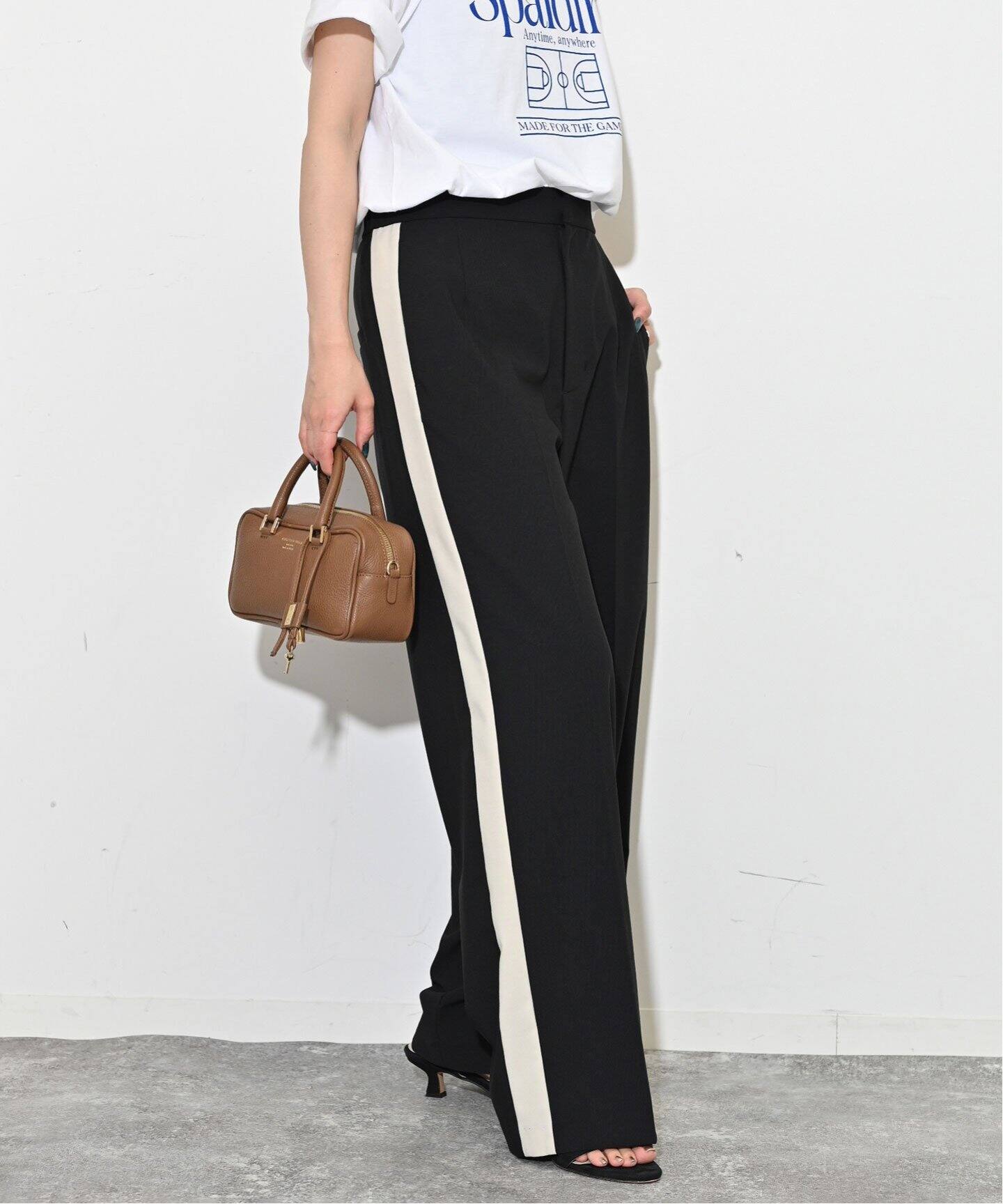 sss　LAST NEST ライン トラックパンツ ライントラックパンツ（スラックス）｜SLOBE IENA（スローブ イエナ