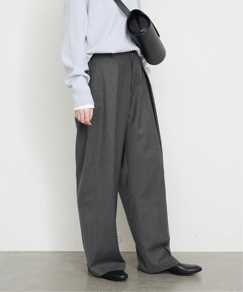 タックセンタープレスパンツ（スラックス）｜SLOBE IENA（スローブ 