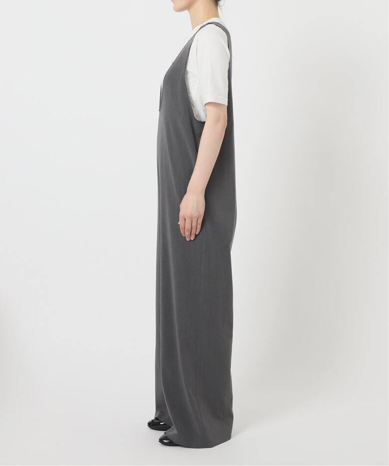 WEB限定サイズ有り》Vネックオールインワン（つなぎ／オールインワン