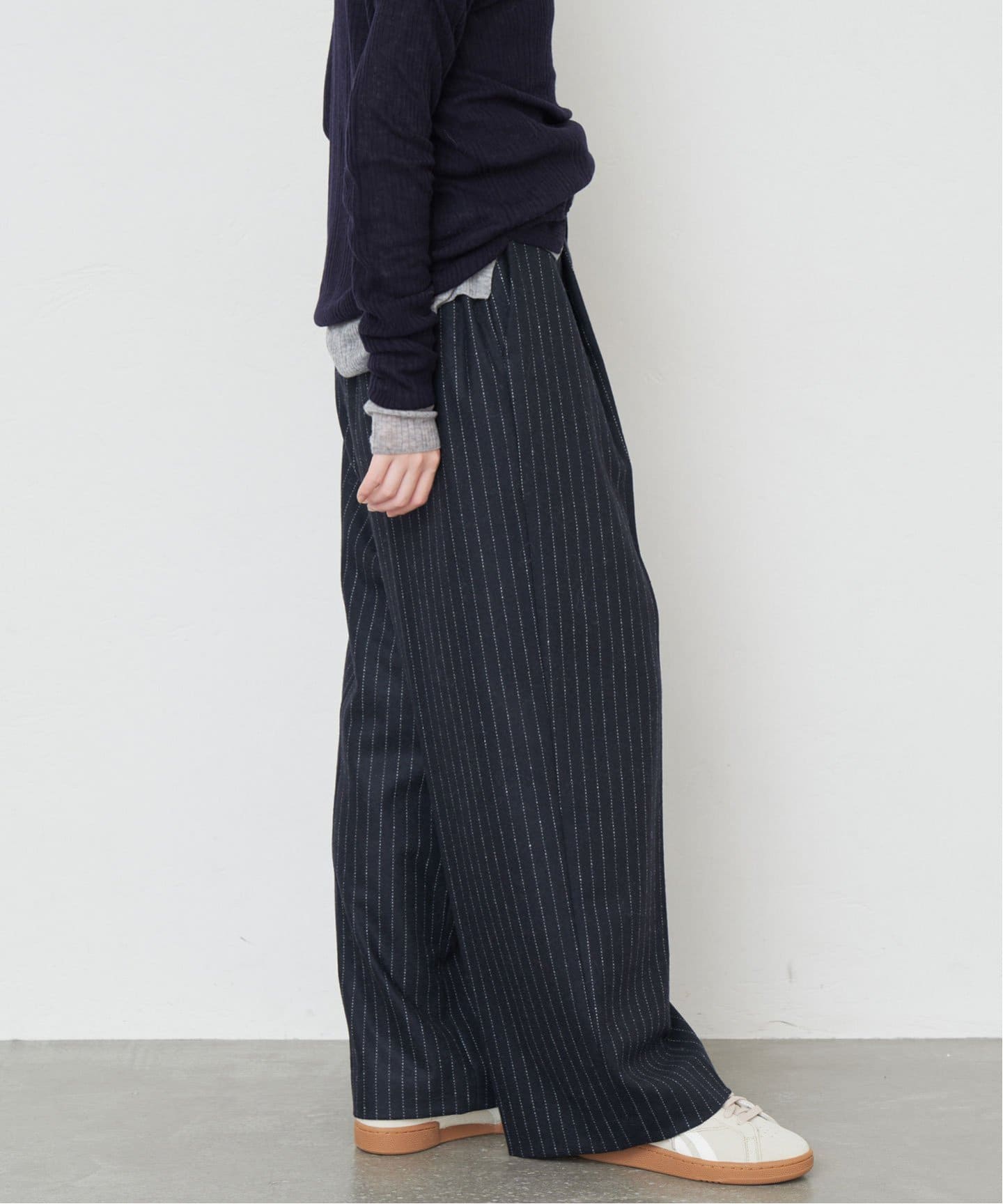 イエナ　IENA ウォッシャブルカーゴスラックス　36 ネイビー イエナ IENA ウォッシャブルカーゴスラックス 36 ネイビー