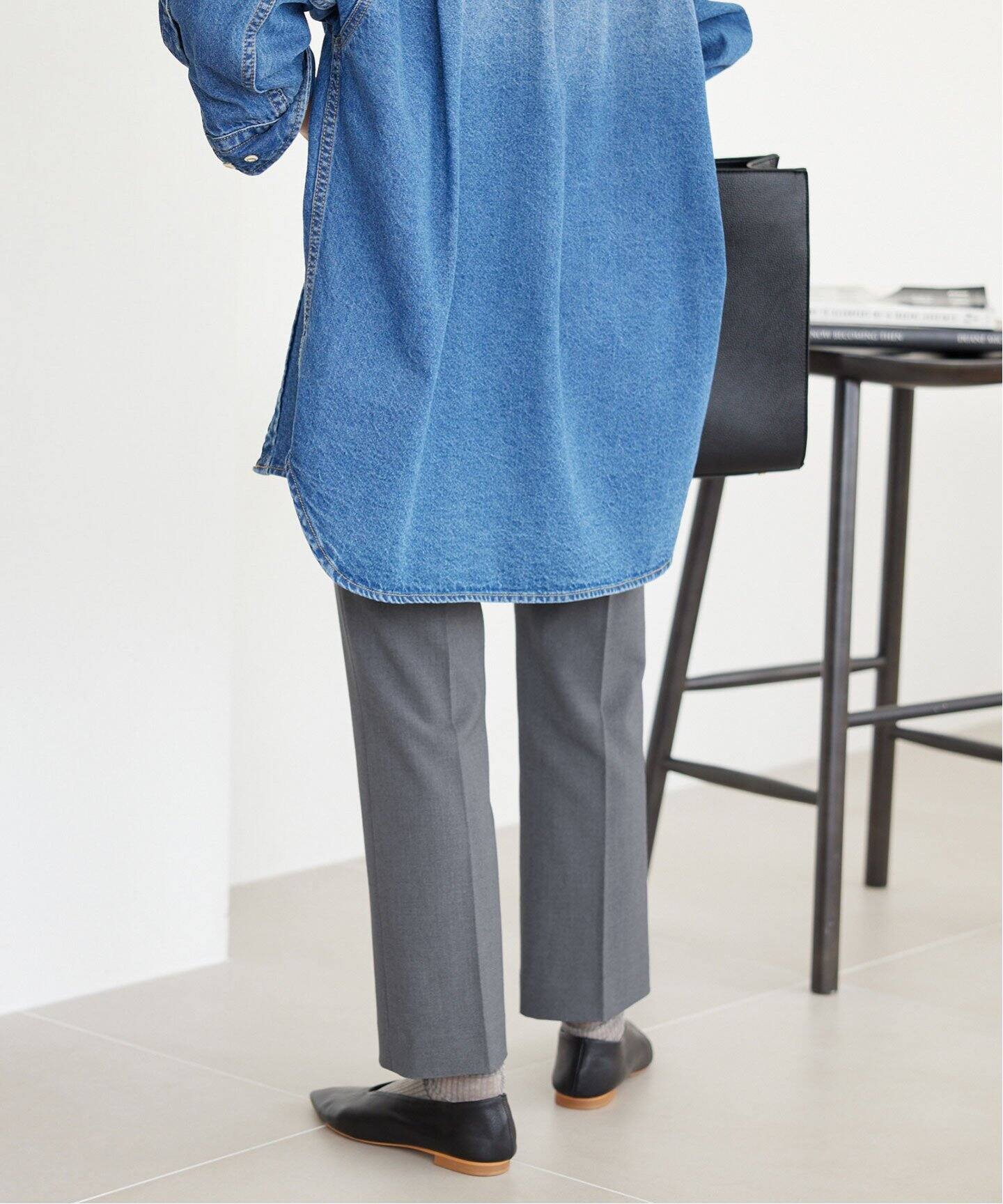 SLOBE IENA スティックパンツ SLOBE IENA スラックス パンツ 「WEB・一部店舗限定」スティック