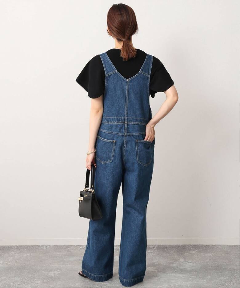 追加》LE DENIMベイカーオーバーオール（サロペット／オーバーオール 