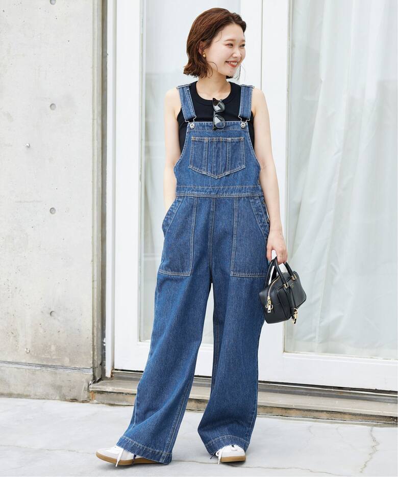 追加》LE DENIMベイカーオーバーオール（サロペット  