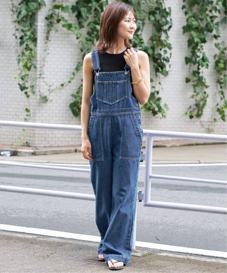 追加》LE DENIMベイカーオーバーオール（サロペット／オーバーオール 