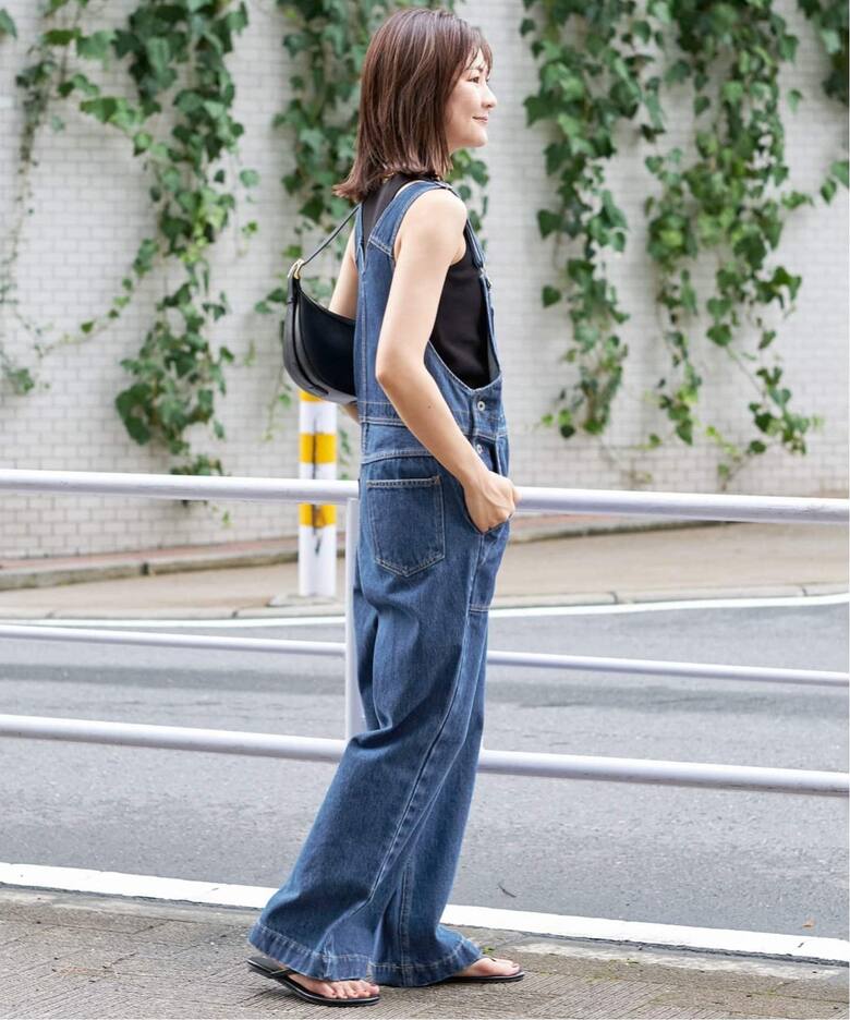 追加》LE DENIMベイカーオーバーオール（サロペット  