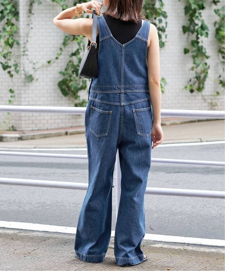 追加》LE DENIMベイカーオーバーオール（サロペット／オーバーオール 