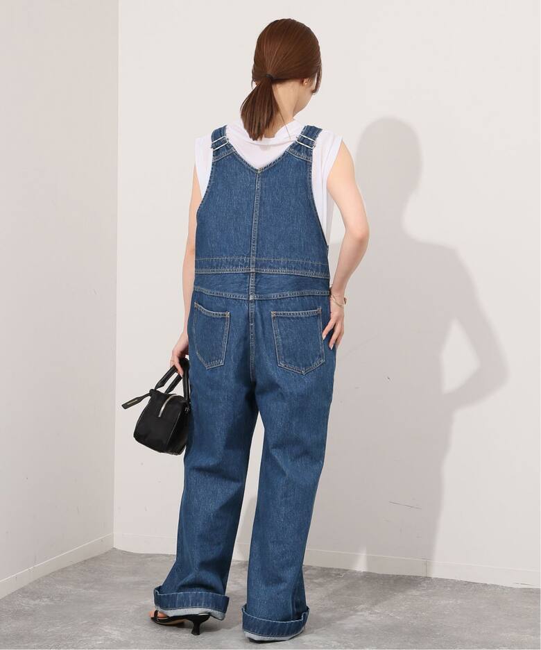 追加》LE DENIMベイカーオーバーオール（サロペット／オーバーオール 