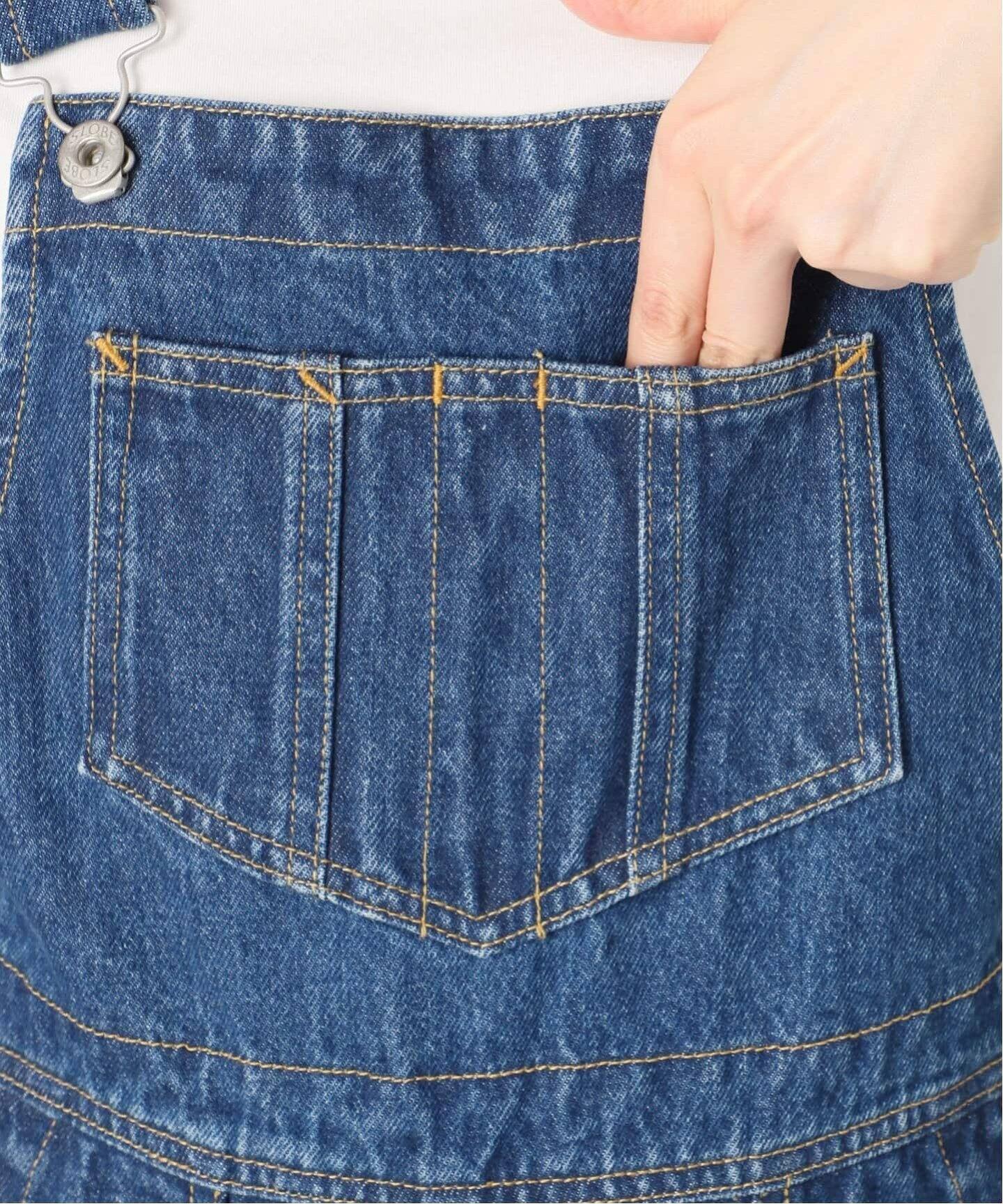 追加》LE DENIMベイカーオーバーオール（サロペット