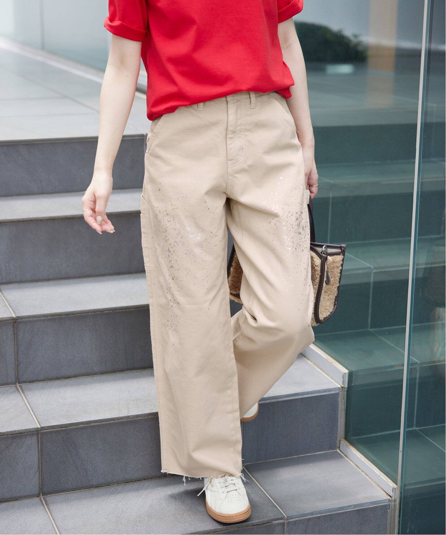 一部WEB限定サイズあり》LE DENIM avec toi ペインター（デニム