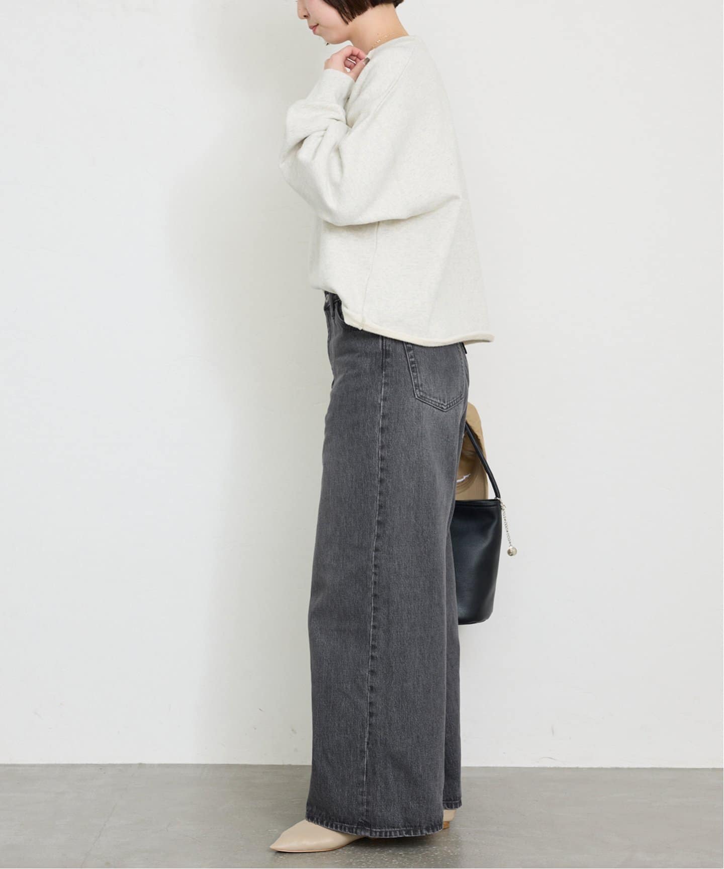 【美品】スローブイエナ　バギーパンツ 追加》LE DENIM ルーズバギーパンツ（デニムパンツ・ジーンズ