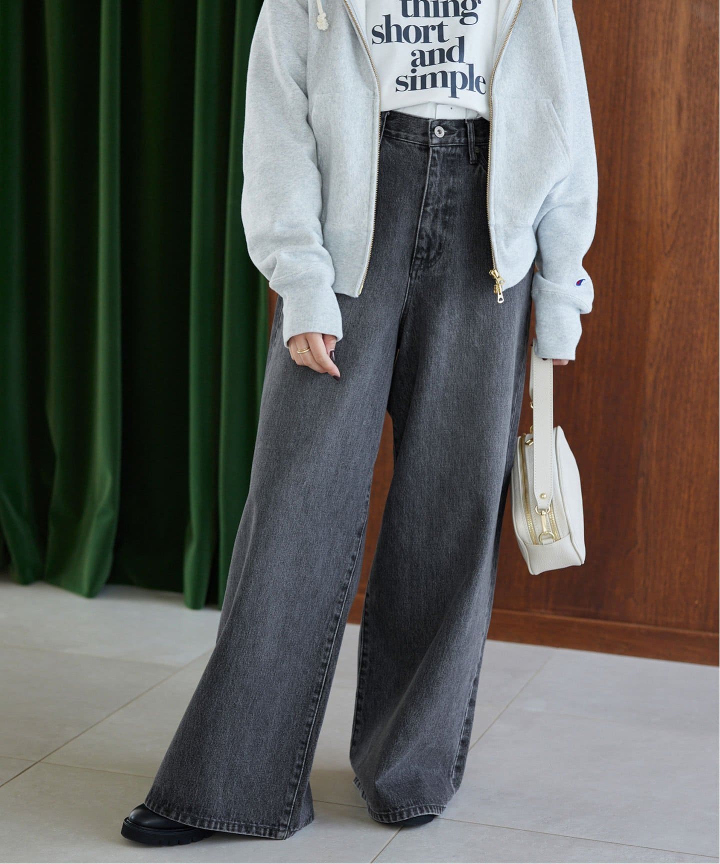 追加》LE DENIM ルーズバギーパンツ（デニムパンツ・ジーンズ）｜SLOBE