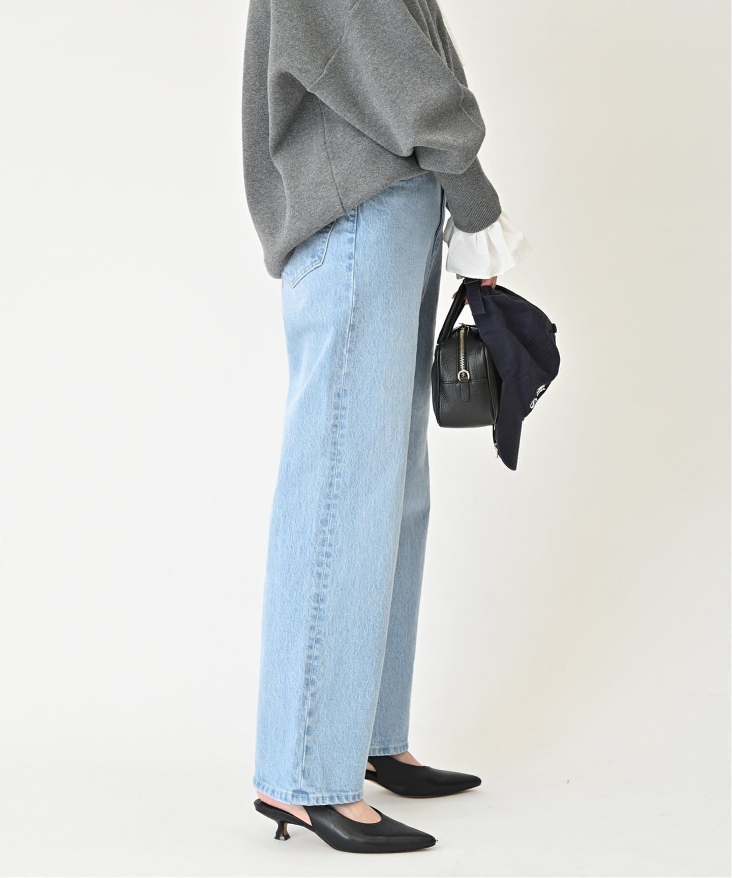 今季モデル　ブラックデニム　36 M le denim ストレート 新作デニムが登場！｜【SLOBE IENA】今週の予約アイテムまとめ