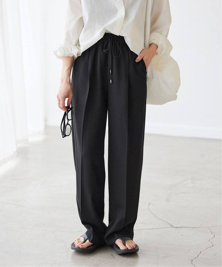 ダブルクロスイージードロストテーパード（スラックス）｜SLOBE IENA  