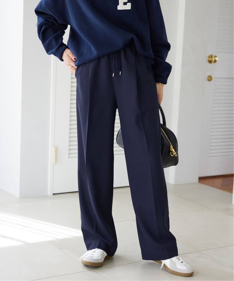 WEB限定/追加2》ダブルクロスイージードロストテーパード（スラックス  