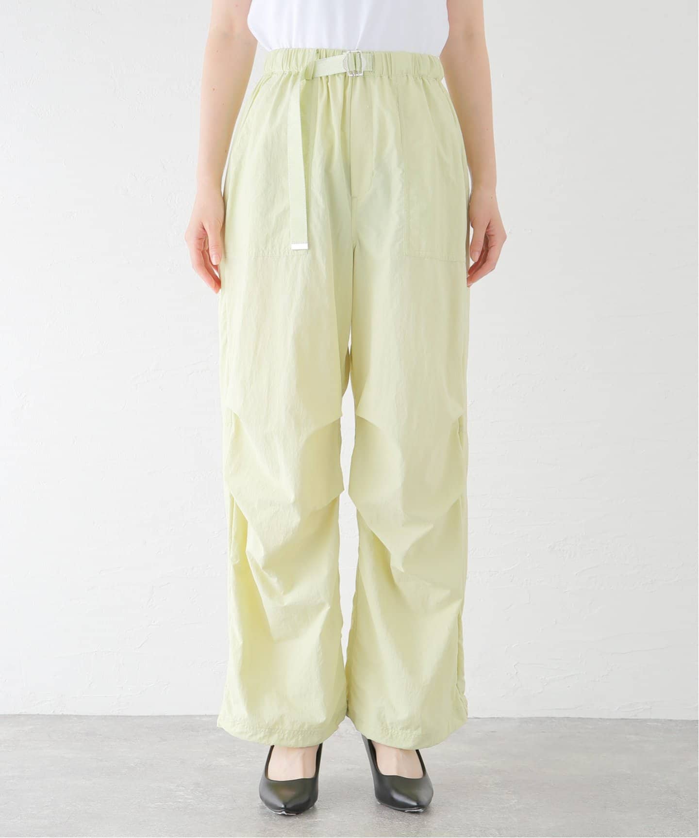 IENA - タグ付き新品 IENA／イエナ ニットレース 膝丈パンツ