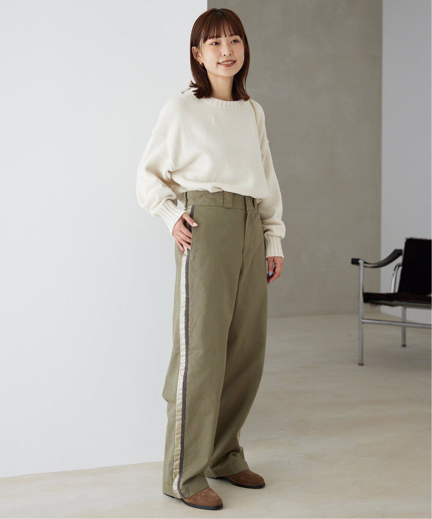 ワーカーズチノサイドラインスラックス（スラックス）｜SLOBE IENA