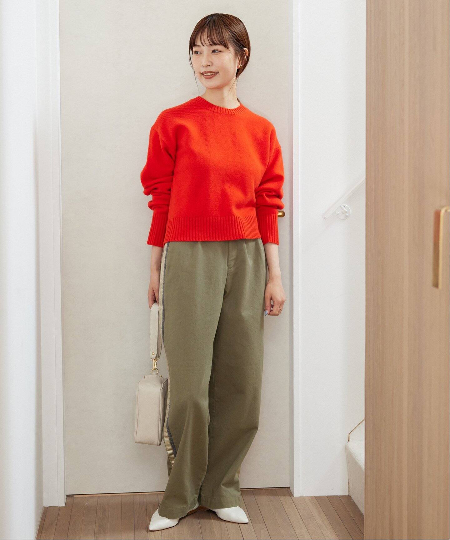 ワーカーズチノサイドラインスラックス（スラックス）｜SLOBE IENA