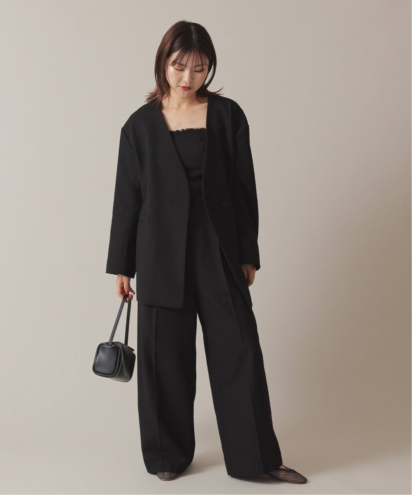 habi Tweed オールインワン（つなぎ／オールインワン）｜SLOBE IENA 