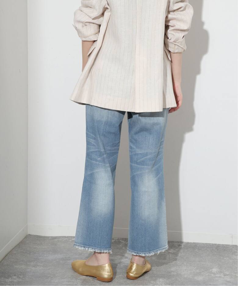 Healthy DENIM/ヘルシーデニム】クロップドフレアデニムパンツ（デニム  