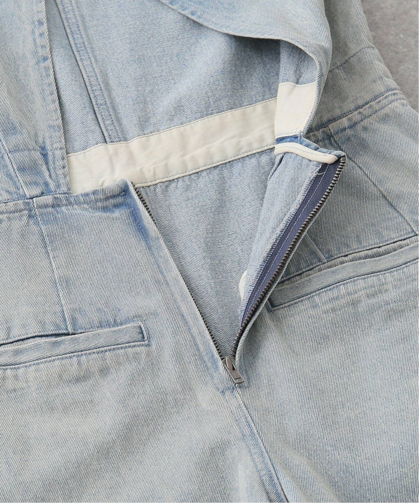 CLANE/クラネ BACK OPEN DENIM ALL IN ONE 17112-5222（つなぎ 