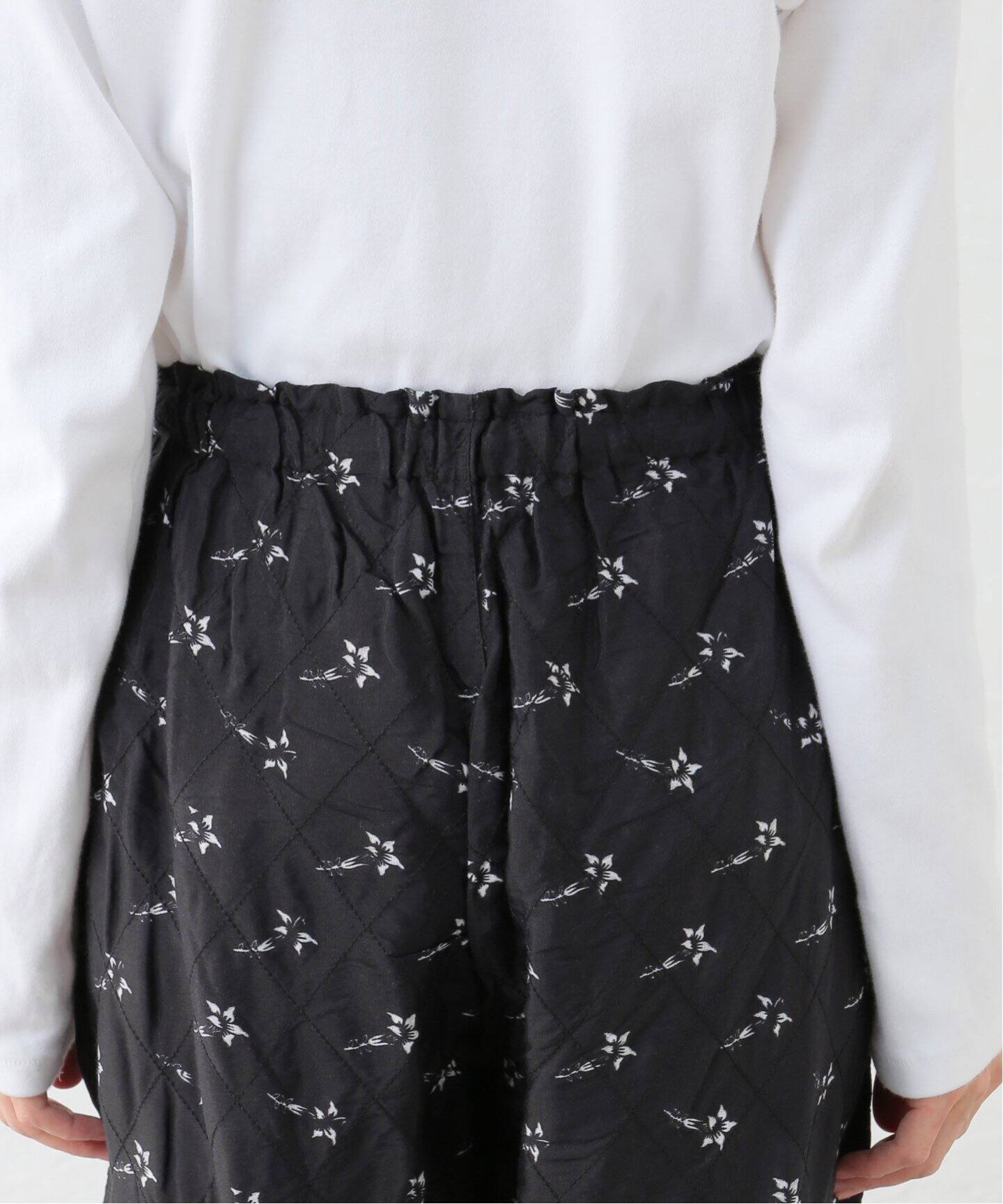 crinkle crinkle crinkle print quilting pants CC-3027（スラックス