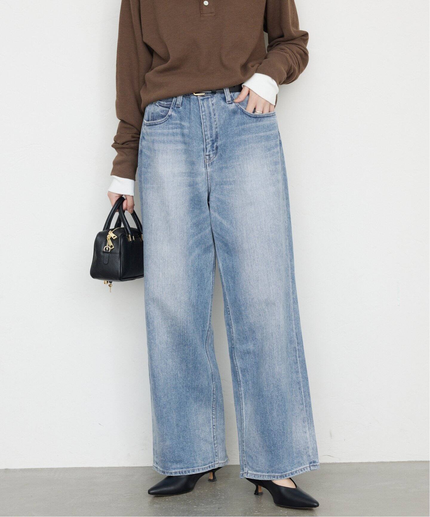 追加》Healthy DENIM / ヘルシーデニム ワイドデニム H87230503 