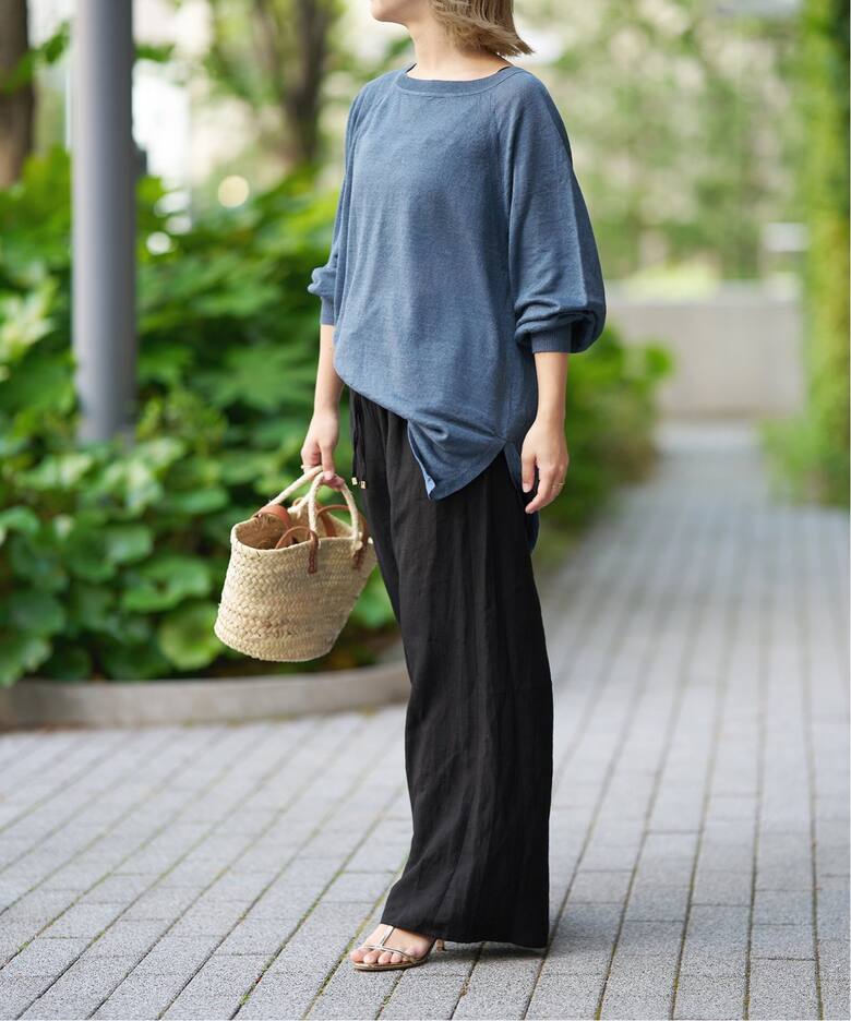 IENA LA BOUCLE リネンブロードイージーパンツ（その他パンツ）｜IENA  