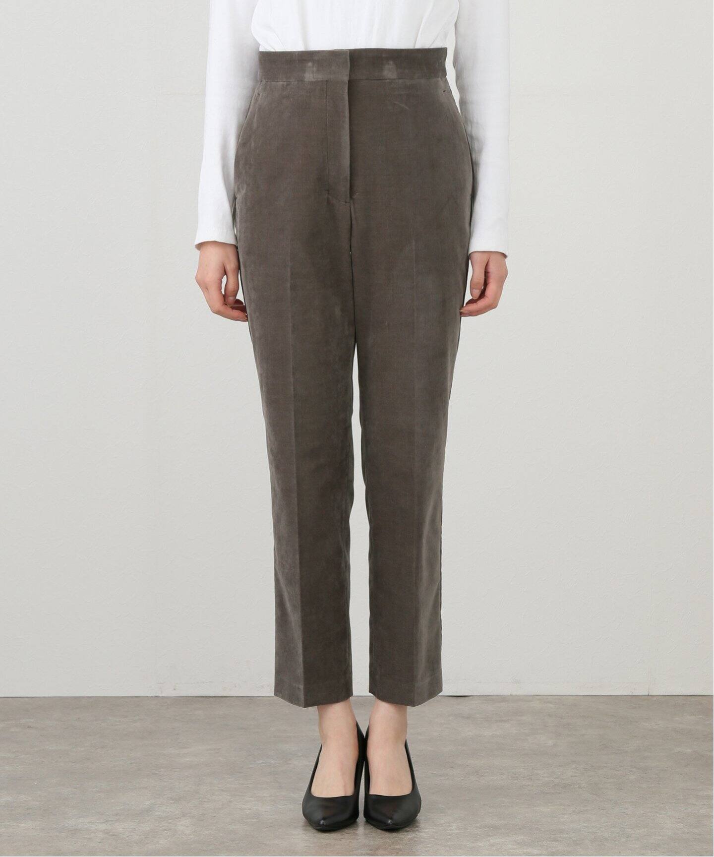 IENA LA BOUCLE 　LINTON ツイードパンツ LINTONツイードノーカラージャケット《la veille