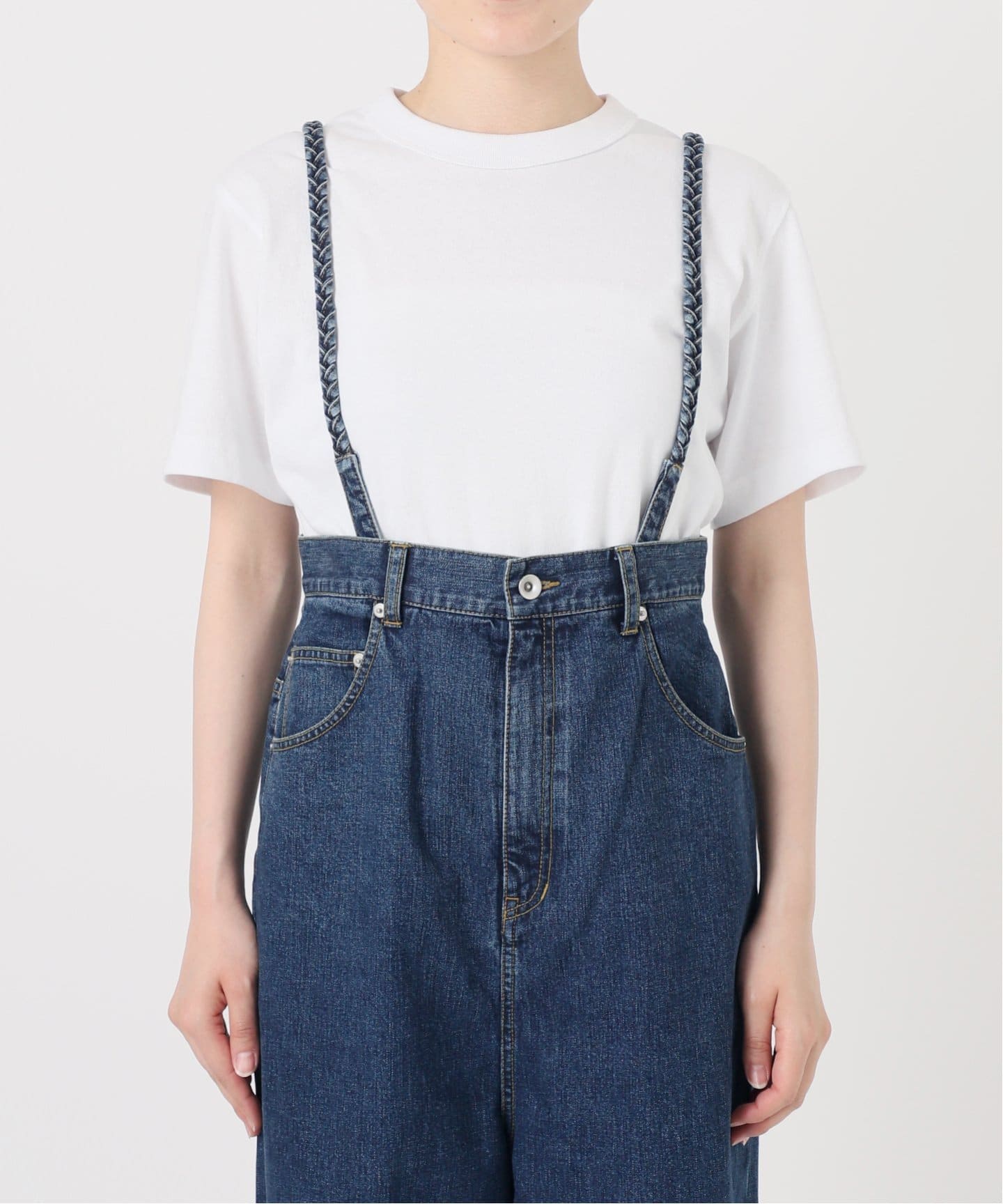 追加》IENA LA BOUCLE ハイエストウエストデニムパンツ2（デニム