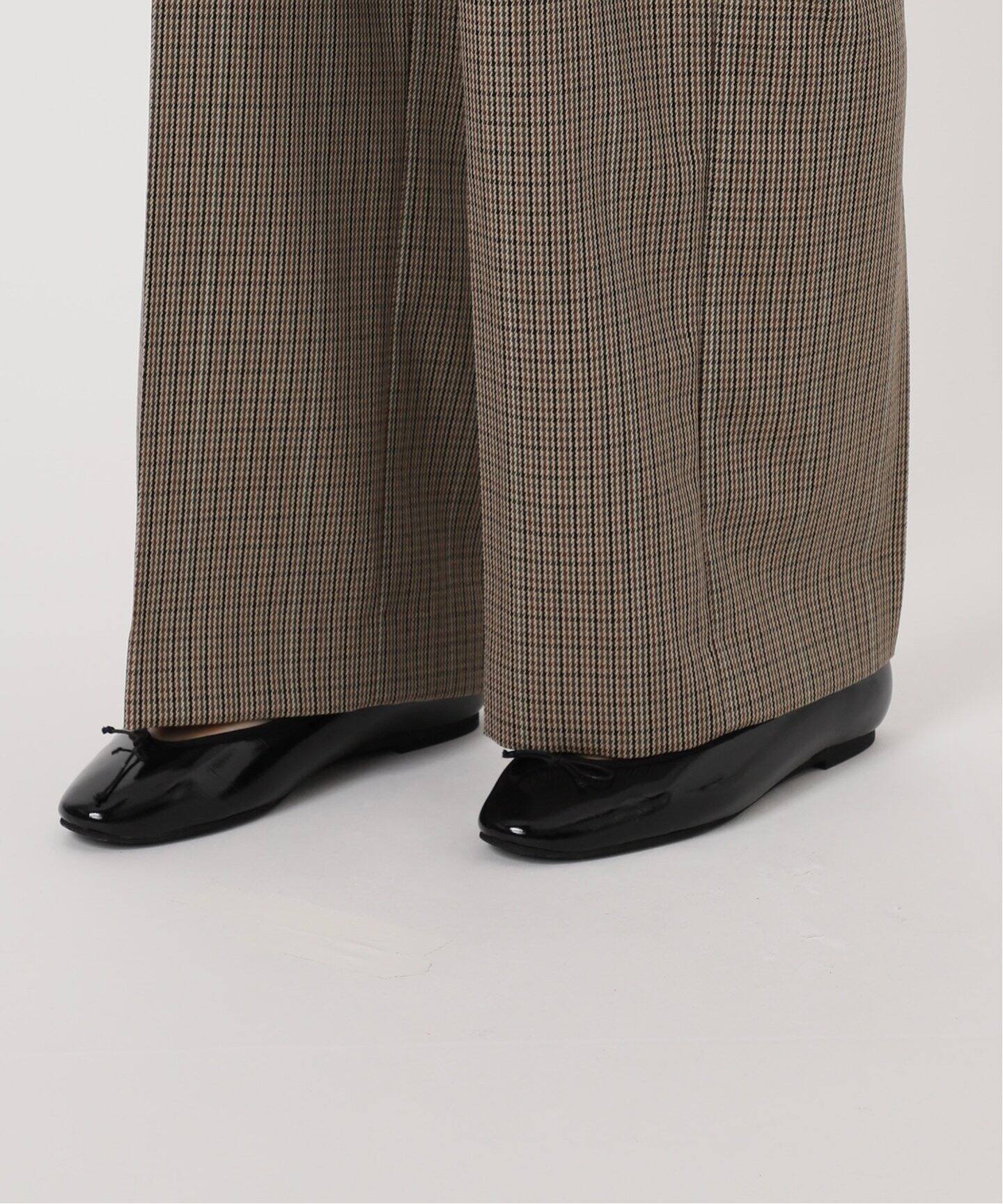 IENA LA BOUCLE ガンクラブチェックスラックス（スラックス）｜IENA