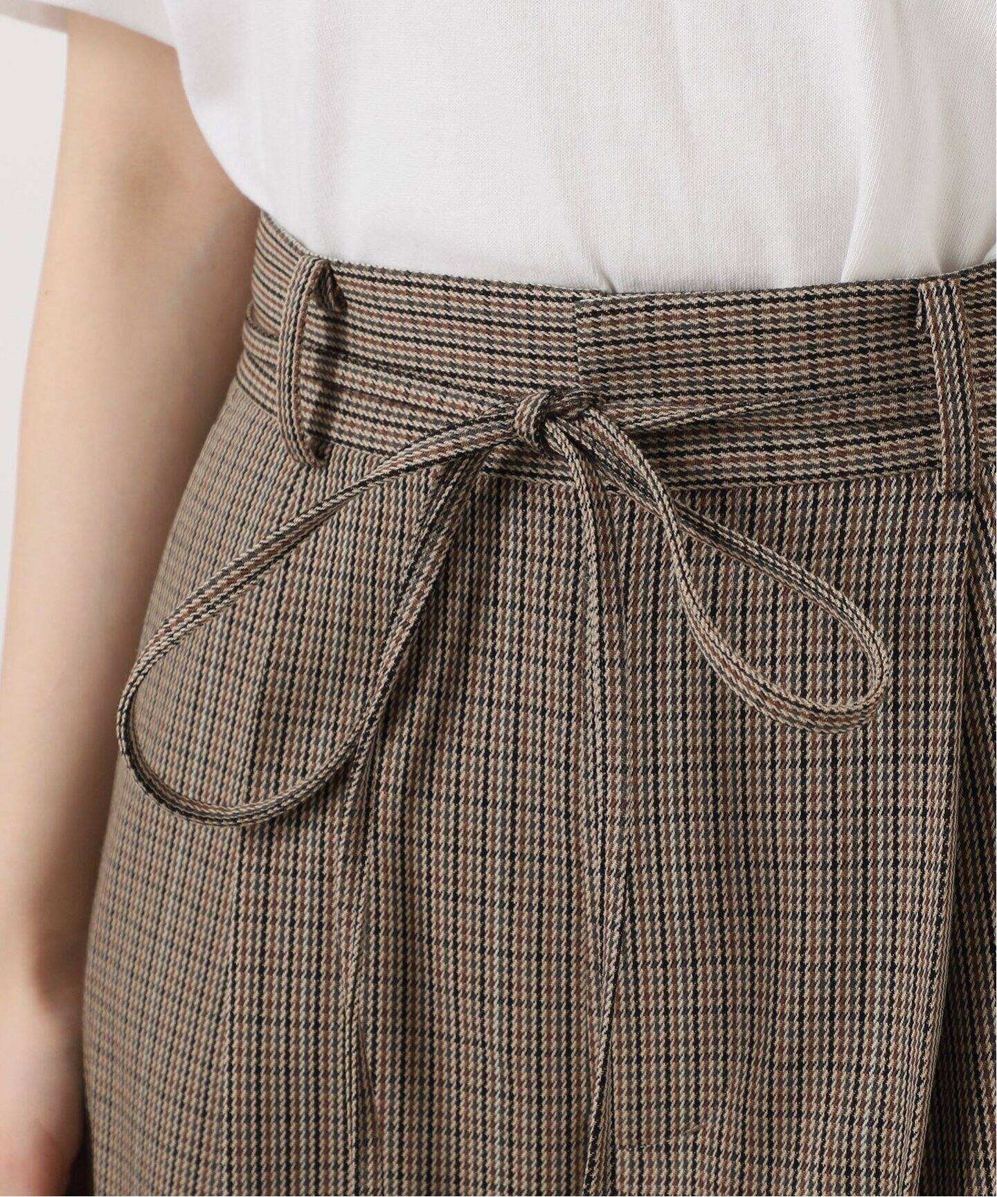 IENA LA BOUCLE ガンクラブチェックスラックス（スラックス）｜IENA