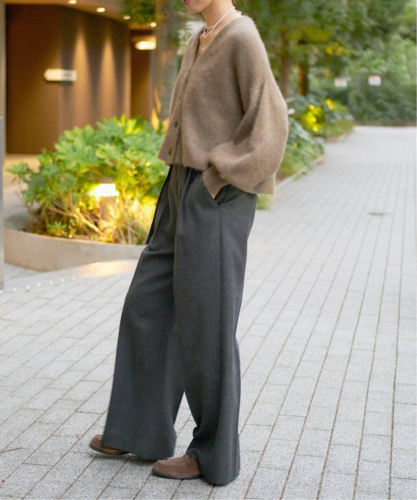 IENA LA BOUCLE ウールボタニーパンツ（スラックス）｜IENA（イエナ