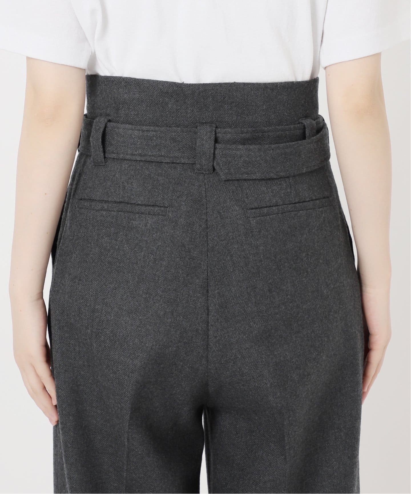 IENA LA BOUCLE ウールボタニーパンツ（スラックス）｜IENA