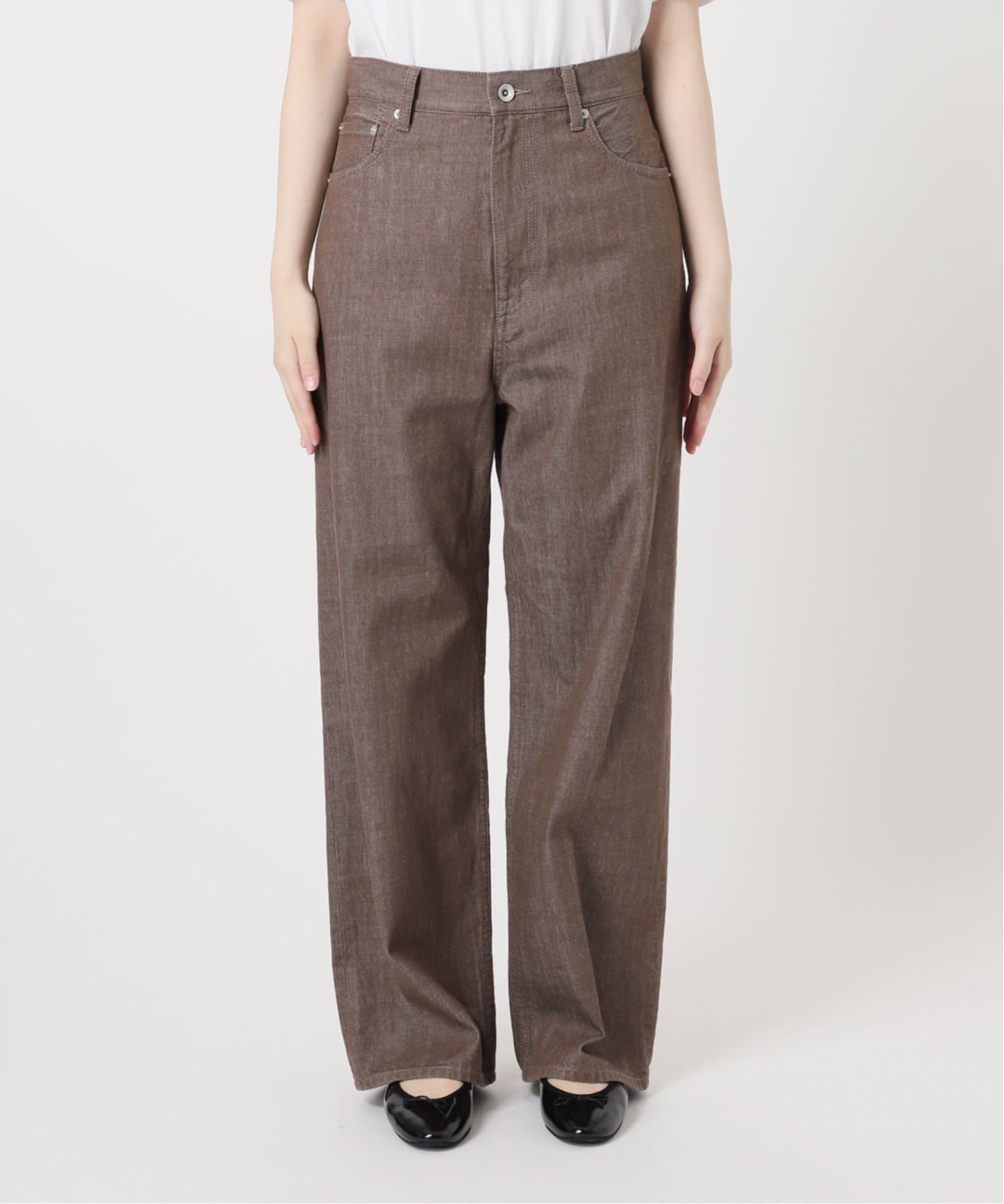 IENA LA BOUCLE ストレートカラーデニムパンツ（デニムパンツ