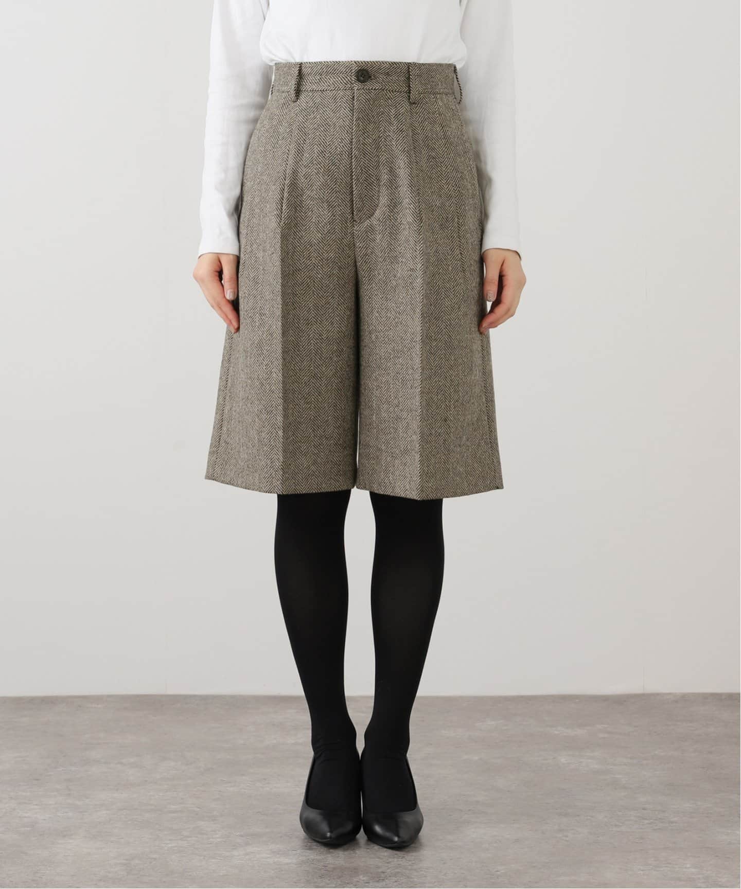 IENA LA BOUCLE MOON ツイードショートパンツ（ショート・ハーフパンツ