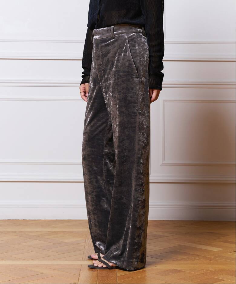 IENA LA BOUCLE ベロアスラックス（スラックス）｜IENA（イエナ）の  