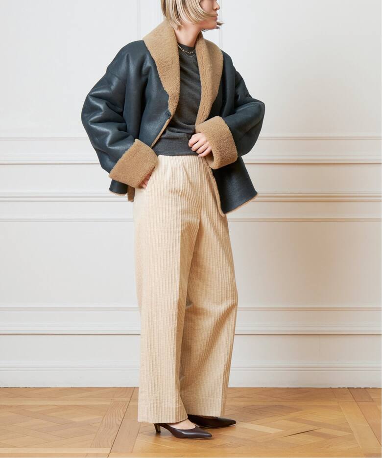 IENA LA BOUCLE 親子コールハイウエストパンツ（その他パンツ）｜IENA  