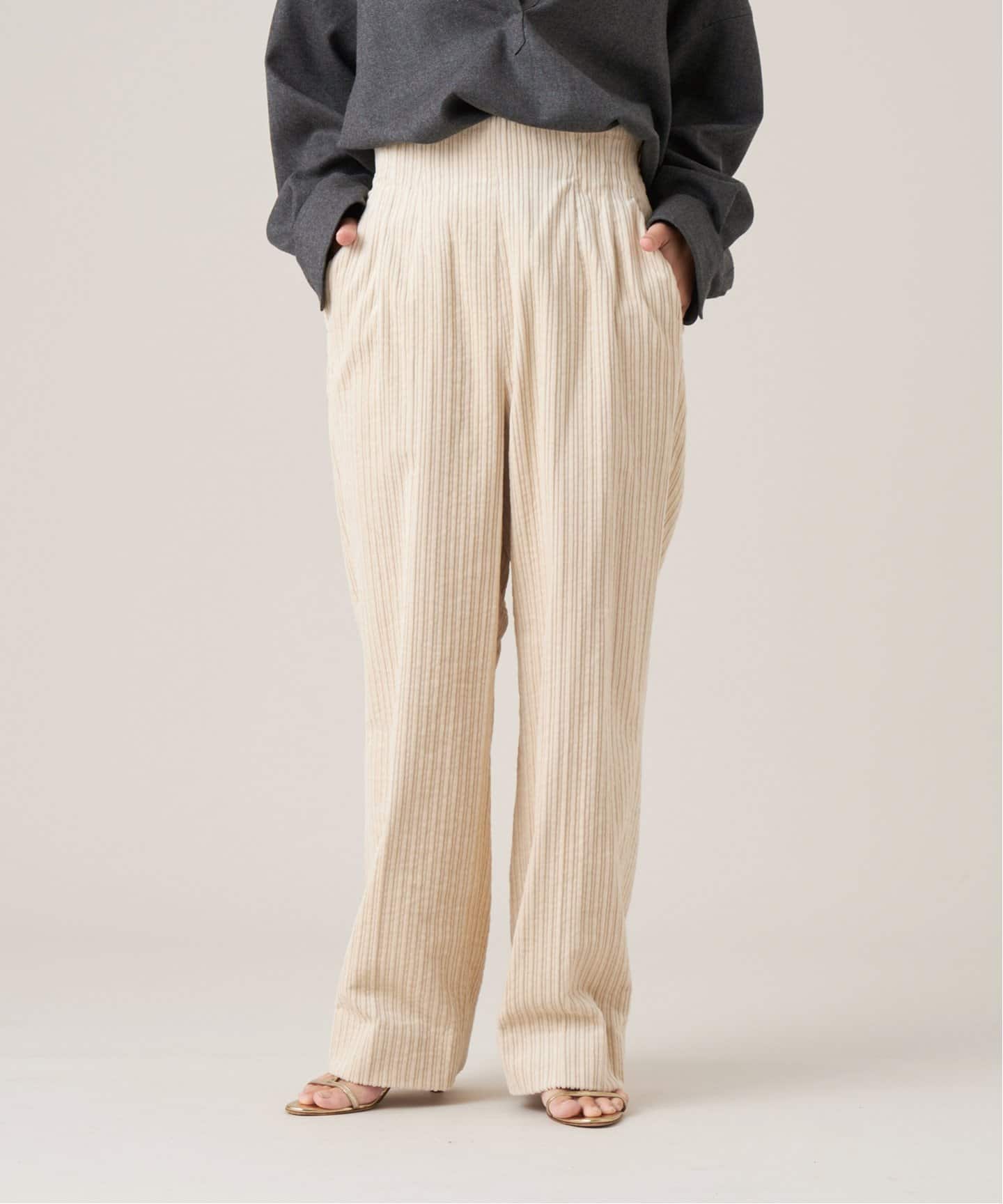 IENA LA BOUCLE 親子コールハイウエストパンツ（その他パンツ）｜IENA