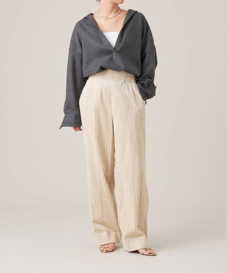 IENA LA BOUCLE 親子コールハイウエストパンツ（その他パンツ）｜IENA  