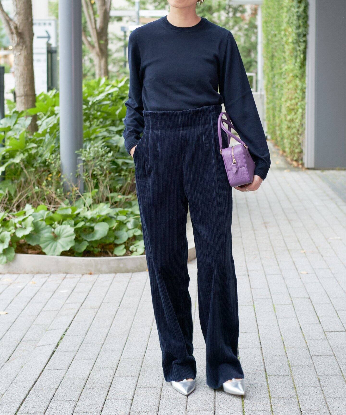 IENA LA BOUCLE 親子コールハイウエストパンツ（その他パンツ）｜IENA