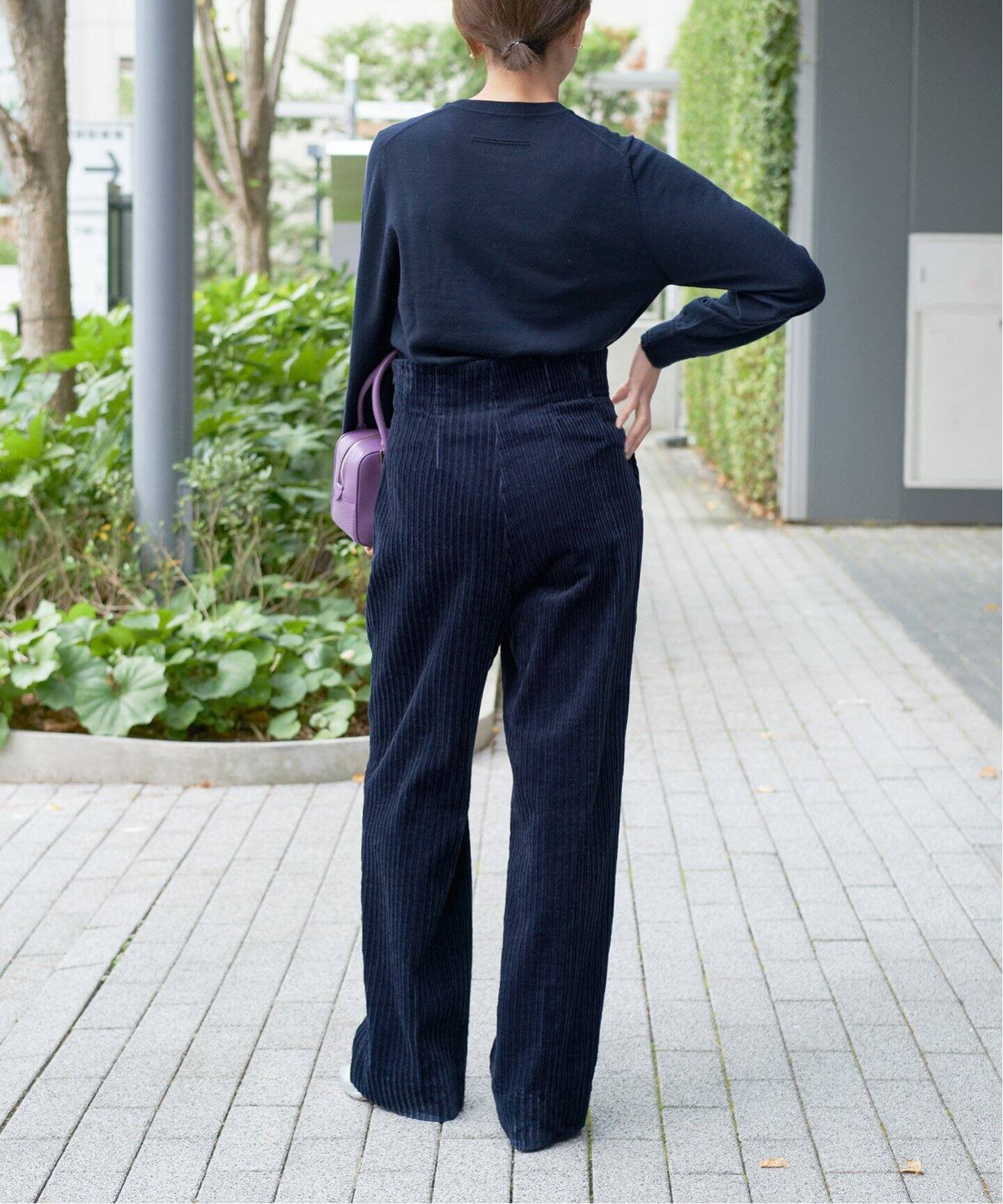 IENA LA BOUCLE 親子コールハイウエストパンツ（その他パンツ）｜IENA