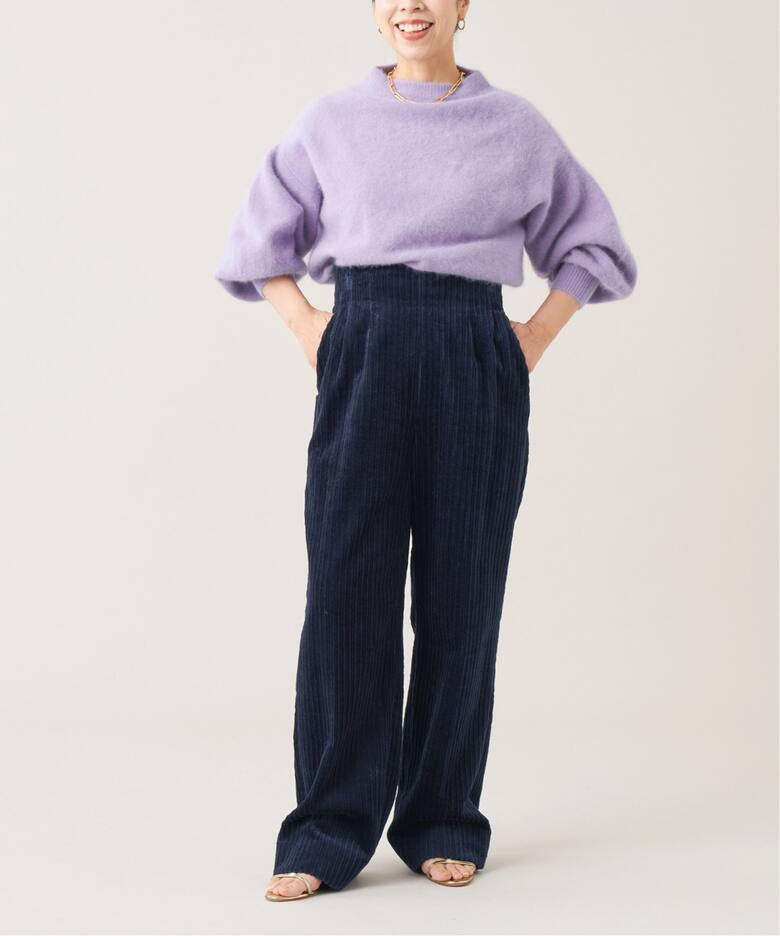 IENA LA BOUCLE 親子コールハイウエストパンツ（その他パンツ）｜IENA  