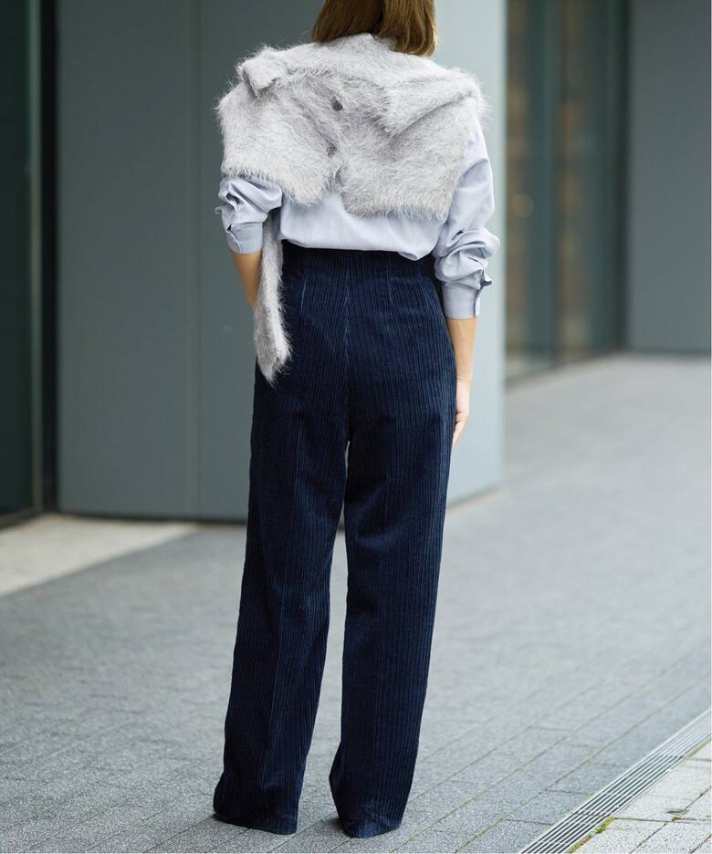 IENA LA BOUCLE 親子コールハイウエストパンツ（その他パンツ）｜IENA  