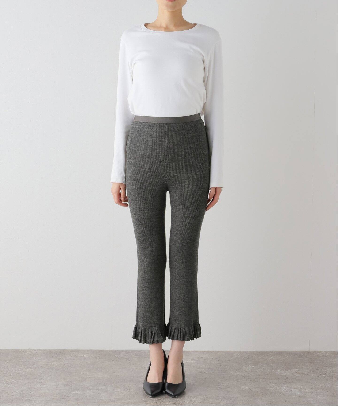 babaco/ババコ Fine Wool Ribbed パンツ BA01-LI104（その他パンツ 
